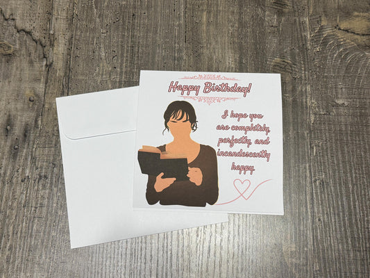 Elizabeth Bennet Birthday Card – Pride & Prejudice-Inspired Greeting