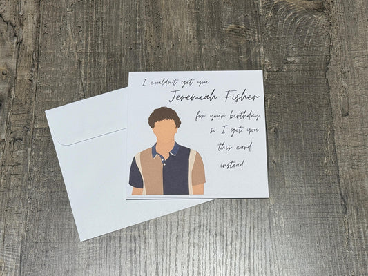 Funny Jeremiah Fisher Birthday Card – Summer I Turned Pretty Romance Inspired Greeting