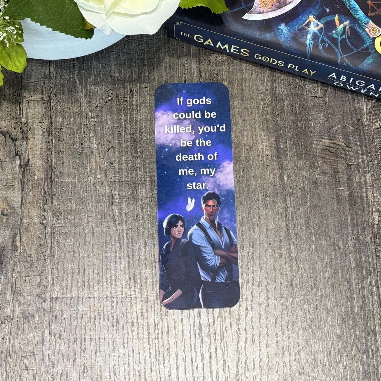 The Games Gods Play - Inspired Bookmark Set – Abigail Owen Book Quotes – Fantasy Romance Bookish Gift