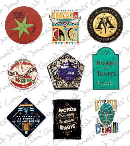 Harry Potter Wizarding World Decals (50-Pack)