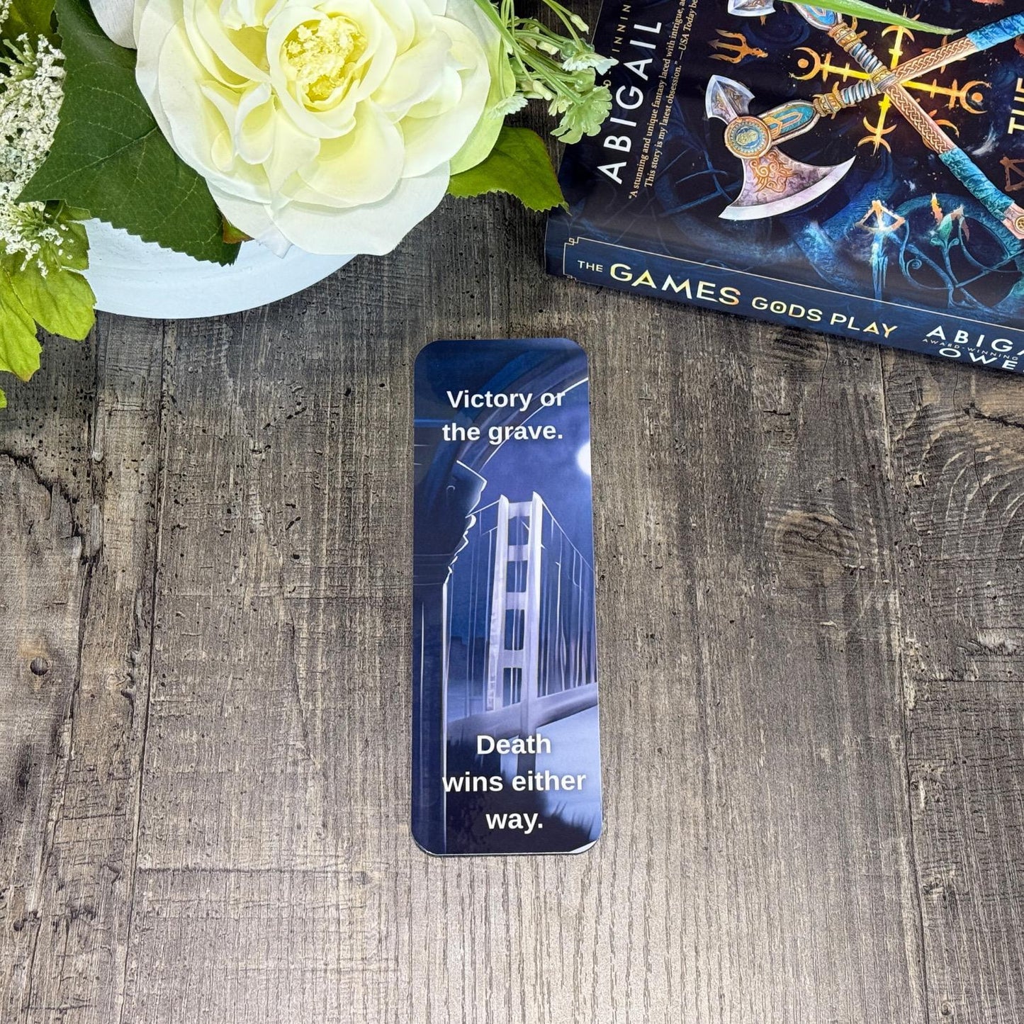 The Games Gods Play - Inspired Bookmark Set – Abigail Owen Book Quotes – Fantasy Romance Bookish Gift
