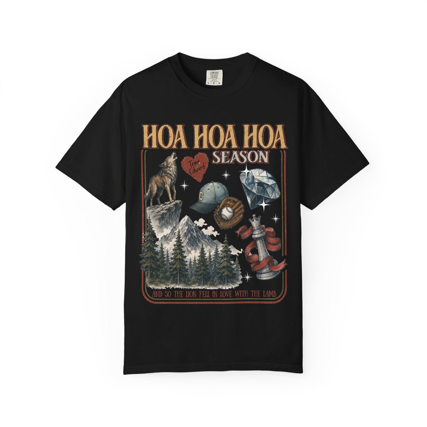 HOA HOA HOA Season T-Shirt | Twilight Inspired Comfort Color Shirt | Team Edward Inspired Book Lover Shirt