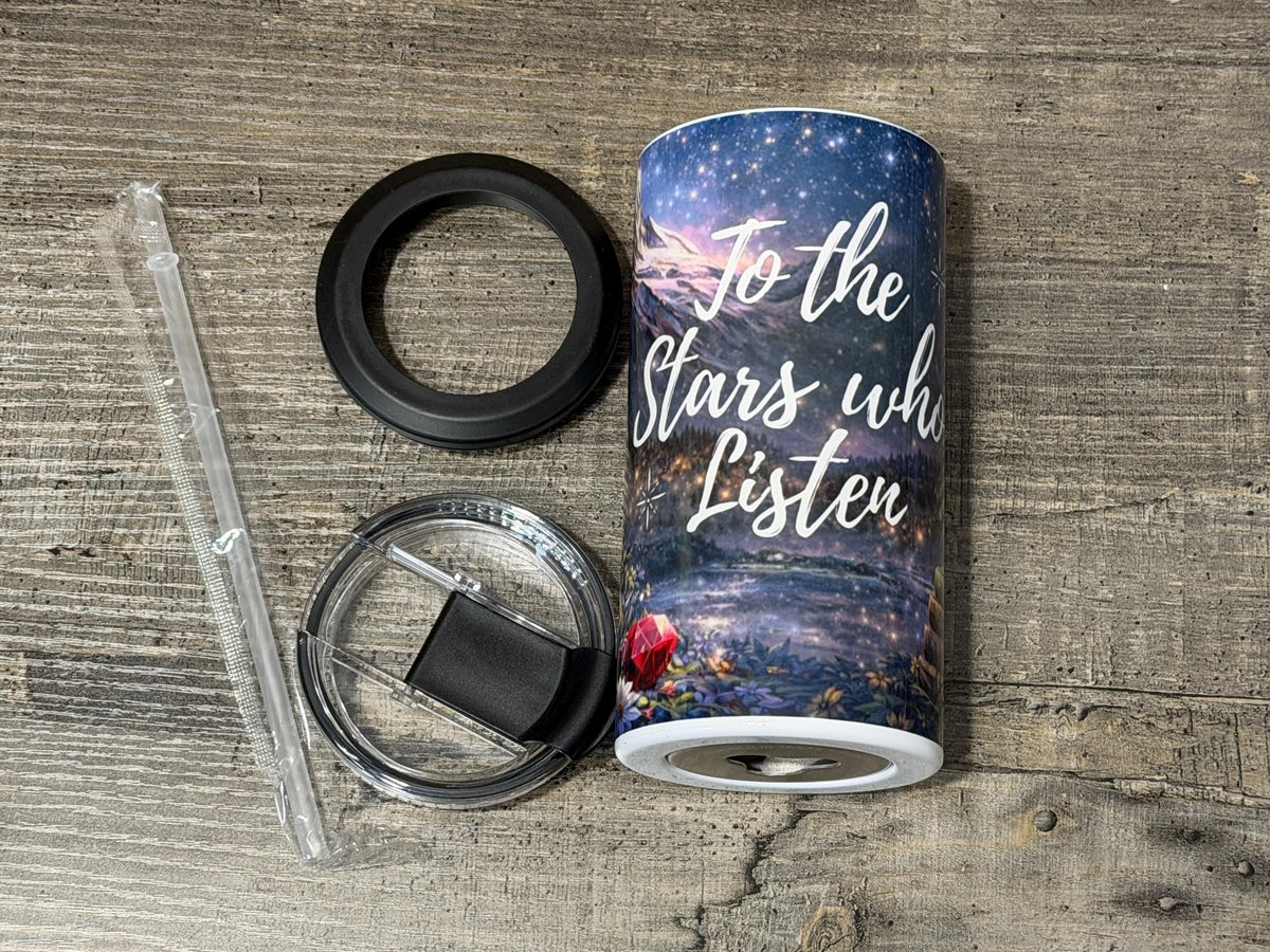 To the Stars Who Listen Can Cooler, ACOTAR Tumbler, view 3