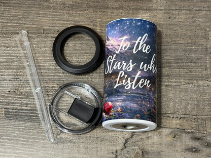 To the Stars Who Listen Can Cooler, ACOTAR Tumbler, view 3