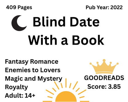 Blind Date With a Book | Surprise Wrapped Book Gift Set with Scrunchie, Stickers & More - Multiple Options to Choose from!