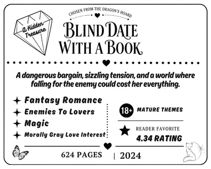 Blind Date With a Book | Surprise Wrapped Book Gift Set with Scrunchie, Stickers & More - Multiple Options to Choose from!