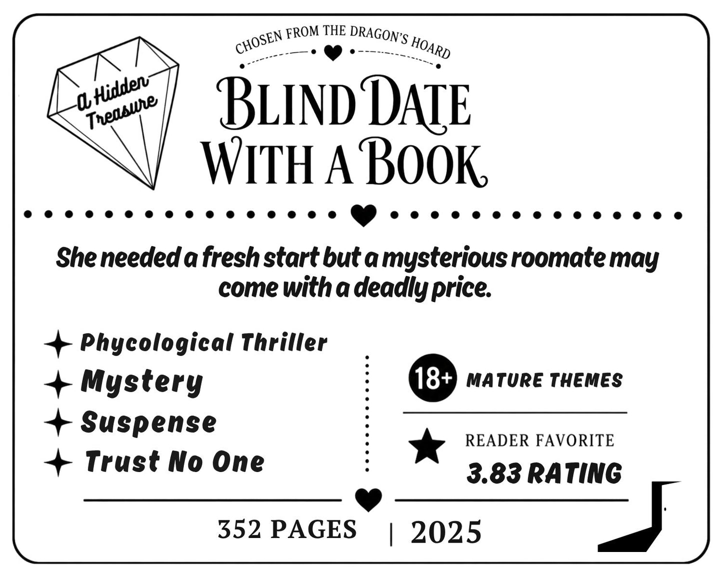 Blind Date With a Book | Surprise Wrapped Book Gift Set with Scrunchie, Stickers & More - Multiple Options to Choose from!