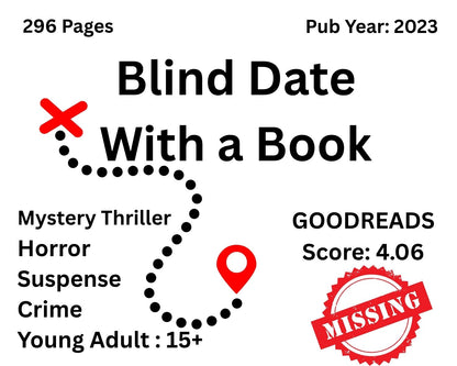 Blind Date With a Book | Surprise Wrapped Book Gift Set with Scrunchie, Stickers & More - Multiple Options to Choose from!